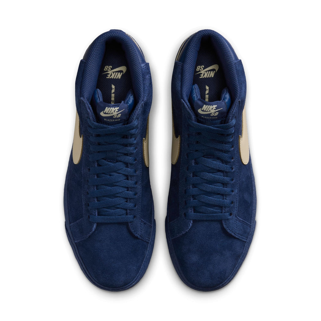 NIKE SB BLAZER MID COASTAL BLUE / PALE YELLOW-COASTAL BLUE