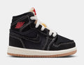 Air Jordan 1 Retro High OG Flight Club Infant Toddler Lifestyle Shoes (Black/Sail/Gum Medium Brown/University Red) Free Shipping