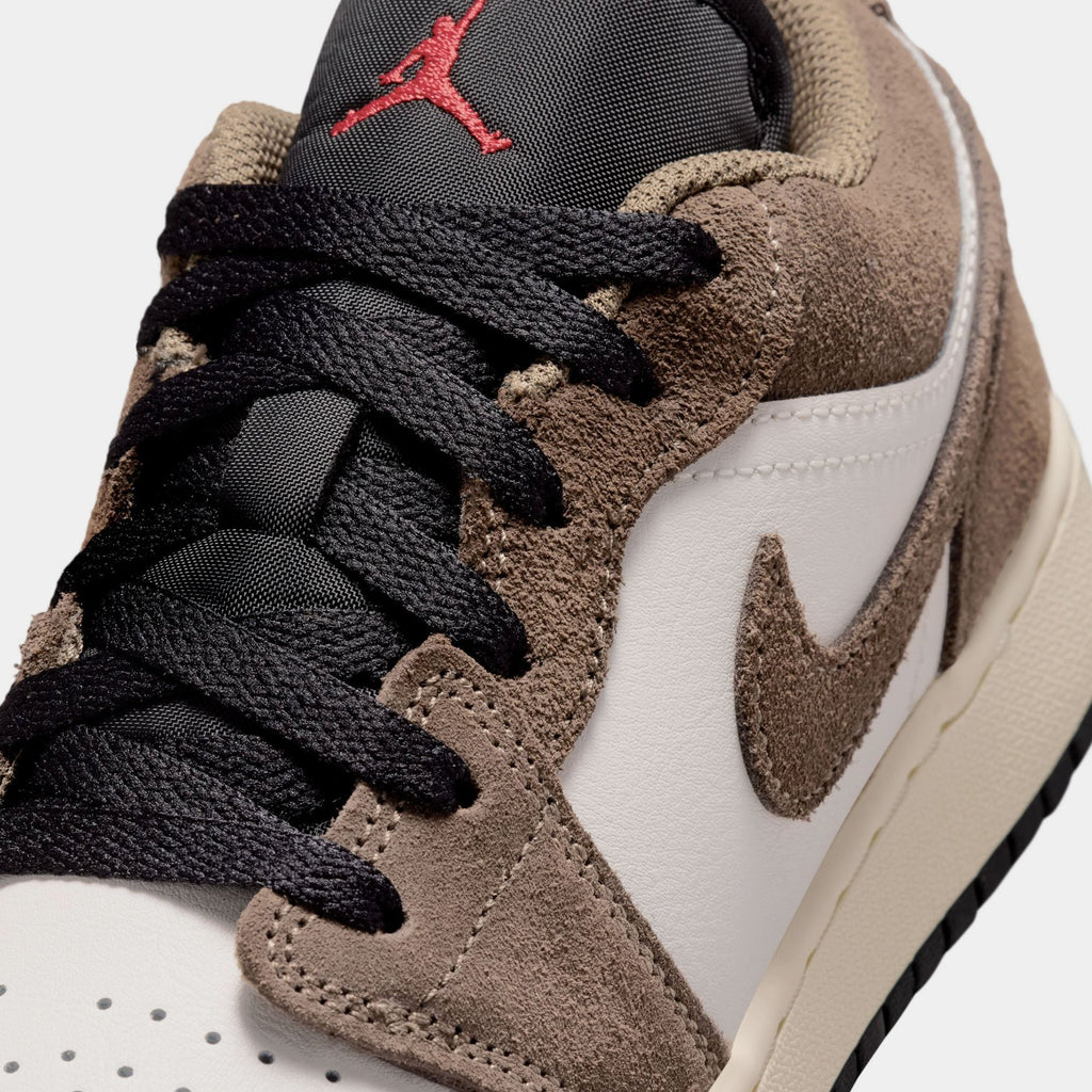 Air Jordan 1 Low Grade School Lifestyle Shoes (Palomino/Black/Phantom/Sail)