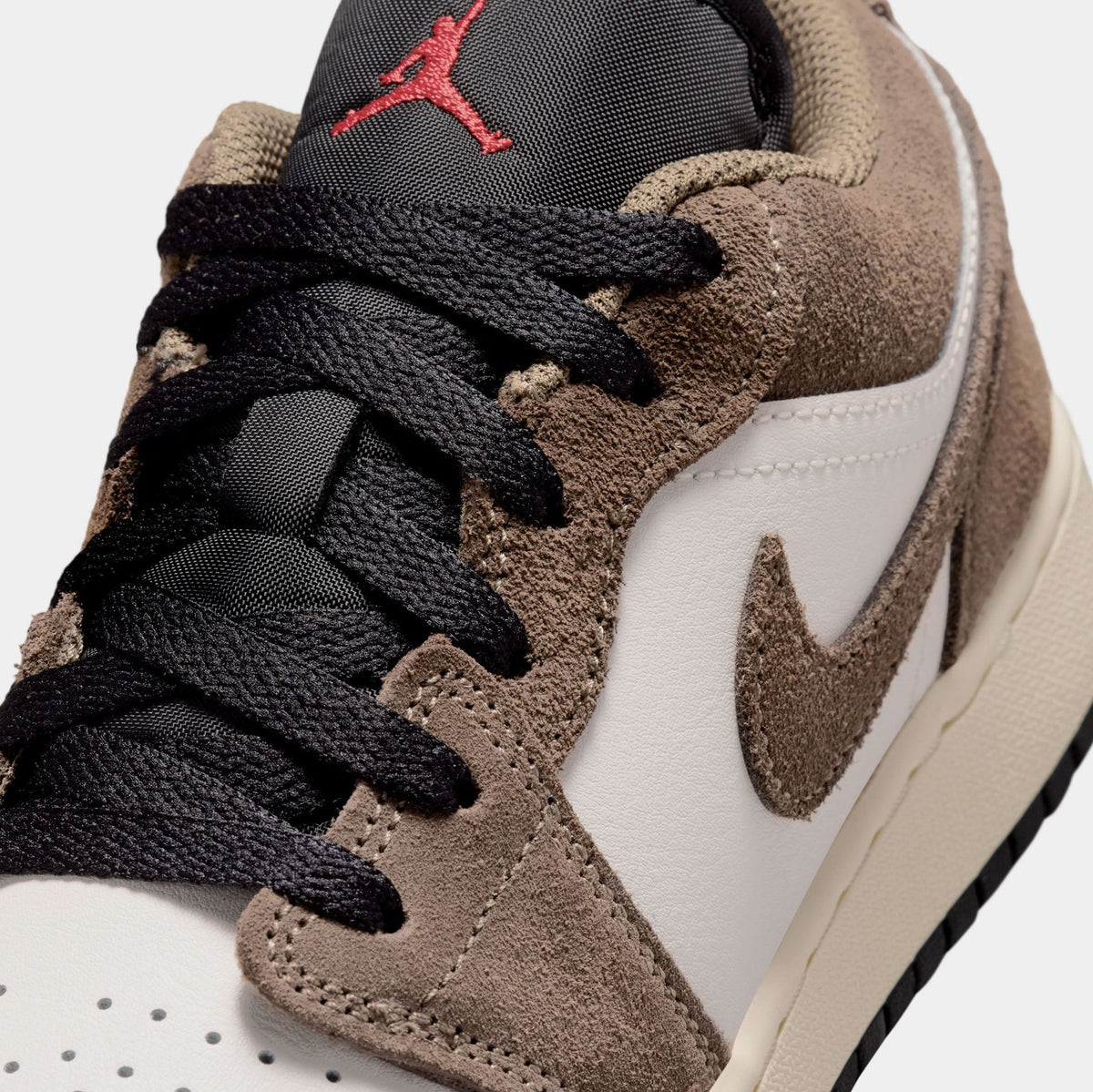 Air Jordan 1 Low Grade School Lifestyle Shoes (Palomino/Black/Phantom/Sail)