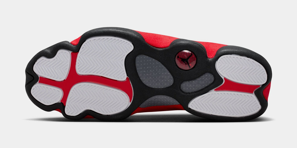 Air Jordan 13 Retro White And University Red Mens Lifestyle Shoes (White/Black/True Red)