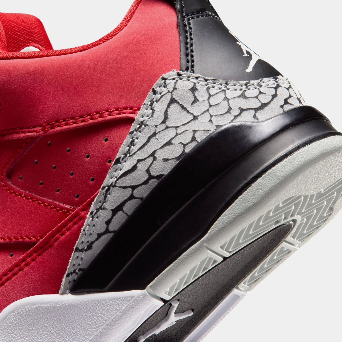Air Jordan Son of Mars Low Preschool Lifestyle Shoes (Fire Red/Grey Mist/White/Black)