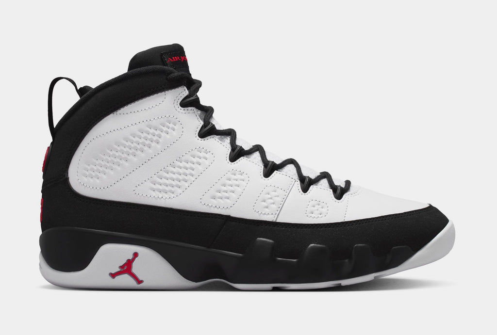 Air Jordan 9 Retro Space Jam Mens Lifestyle Shoes (White/True Red/Black)