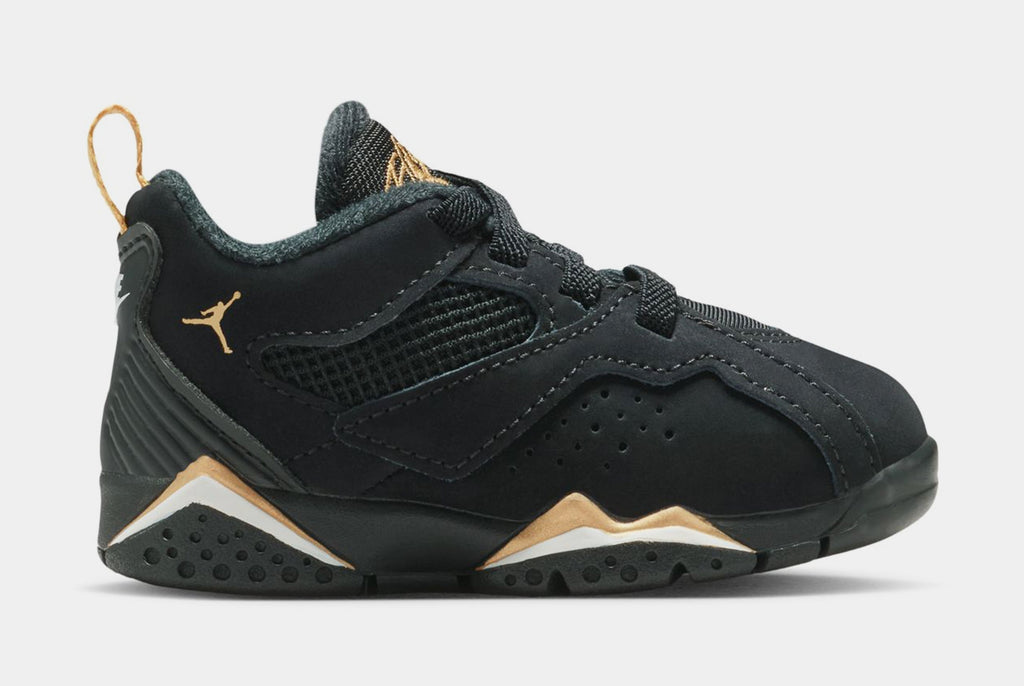 MVP 92 Infant Toddler Basketball Shoes ( Black/Metallic Gold/Sail)