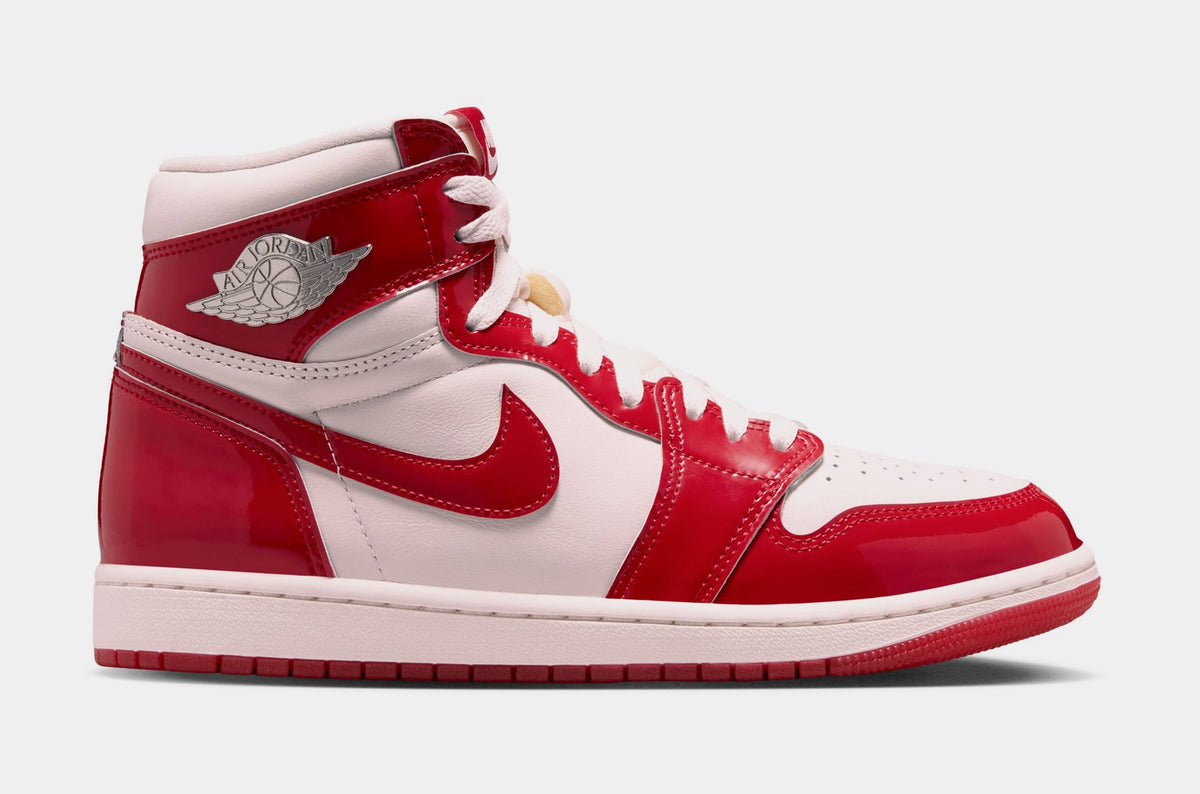 Air Jordan 1 Retro High OG Nails and Grails Womens Lifestyle Shoes (University Red/Metallic Silver) Free Shipping