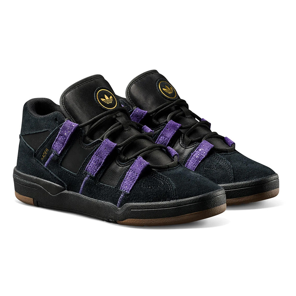 ADIDAS KADER CORE BLACK / COLLEGIATE PURPLE / GOLD METALLIC
