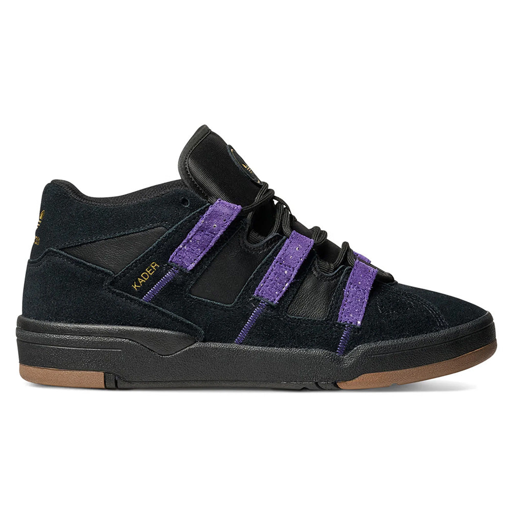 ADIDAS KADER CORE BLACK / COLLEGIATE PURPLE / GOLD METALLIC