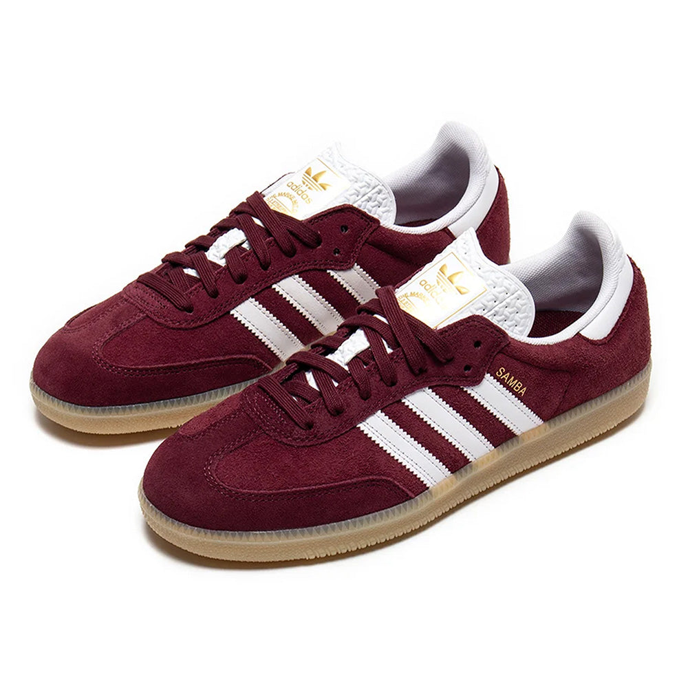 ADIDAS SAMBA ADV SHADOW RED / FOOTWEAR WHITE / MAROON