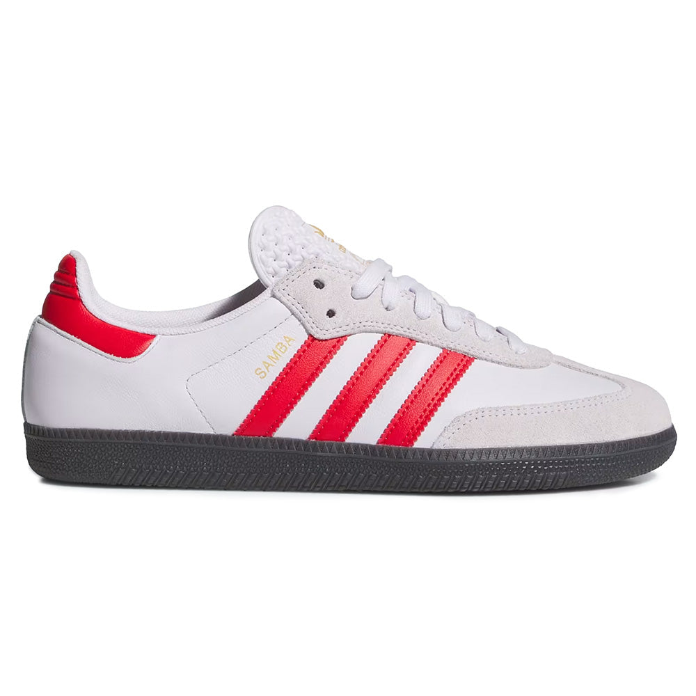 ADIDAS SAMBA ADV CORE BLACK / FROZEN PURPLE / BETTER SCARLET