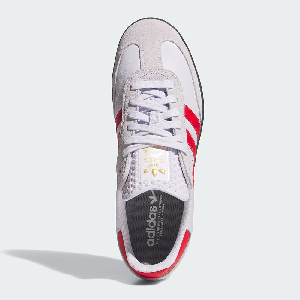 ADIDAS SAMBA ADV CORE BLACK / FROZEN PURPLE / BETTER SCARLET