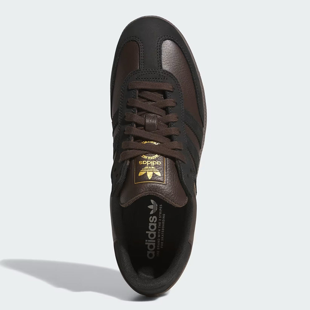 ADIDAS SAMBA ADV DARK BROWN / CORE BLACK / GUM