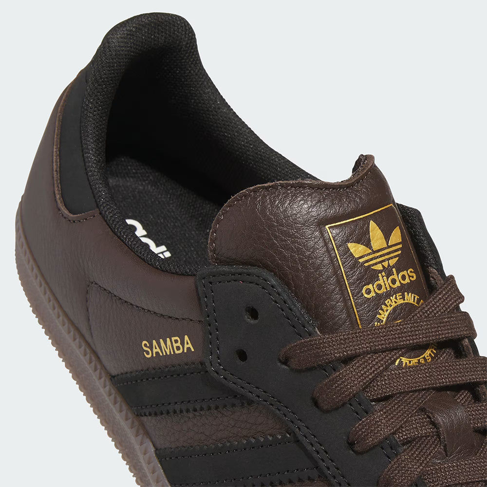 ADIDAS SAMBA ADV DARK BROWN / CORE BLACK / GUM