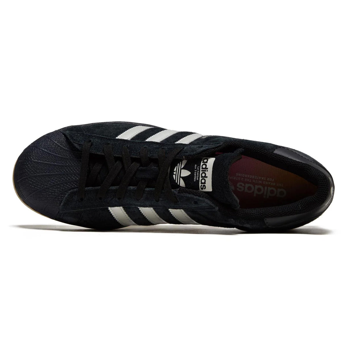 ADIDAS SUPERSTAR ADV BLACK / ZERO METALLIC / SPARK