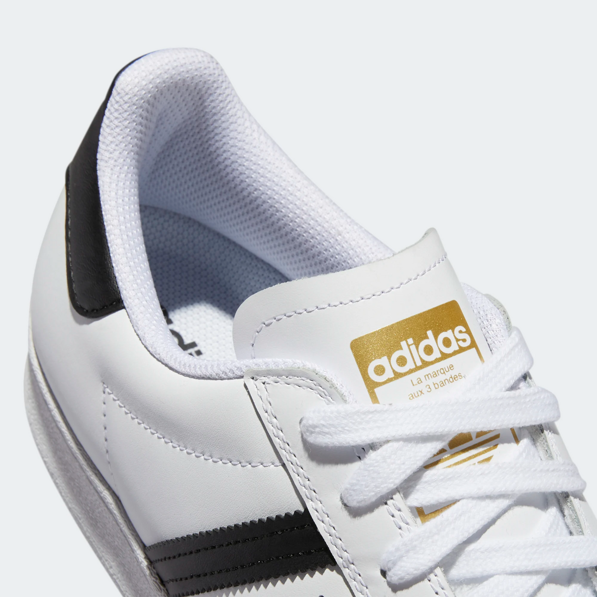 ADIDAS SUPERSTAR ADV FLAT WHITE / CORE BLACK