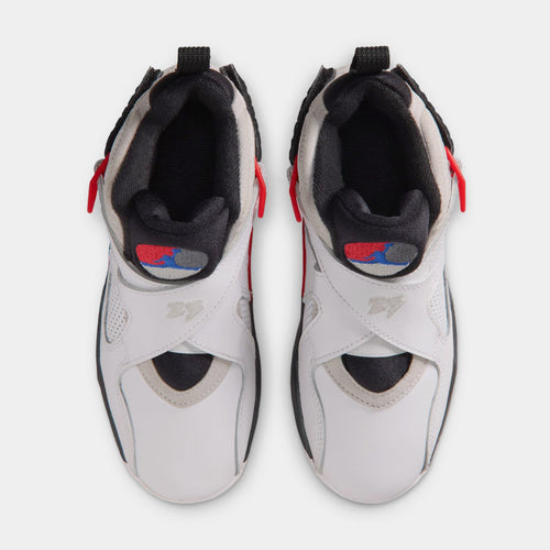 Air Jordan 8 Retro White And True Red Preschool Lifestyle Shoes (White/True Red/Black)
