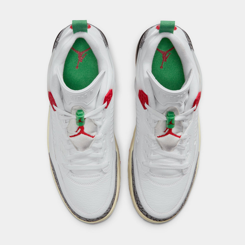 Spizike Low Do The Right Thing Mens Basketball Shoes (White/Coconut Milk/Black/Varsity Red)
