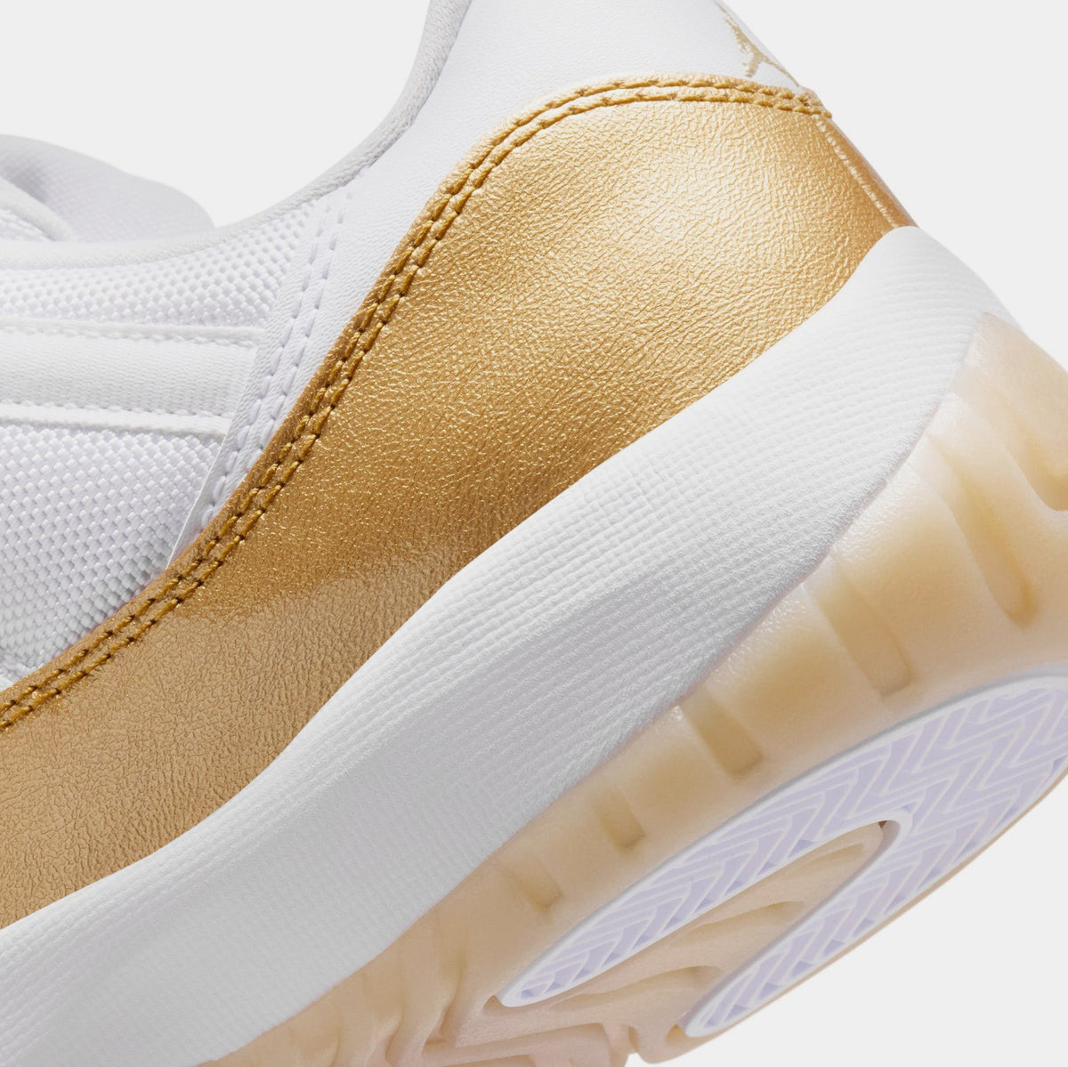 Air Jordan 11 Retro Low Mothers Day Womens Lifestyle Shoes (White/Metallic Gold/Team Gold) Free Shipping