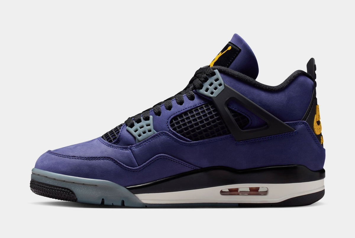 Air Jordan 4 Retro Imperial Purple Mens Lifestyle Shoes (Imperial Purple/Multicolor/Multicolor) Limit One Per Customer