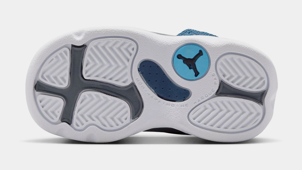 Air Jordan 13 Retro Navy And Flint Grey Infant Toddler Lifestyle Shoes (Navy/University Blue/Flint Grey/White) Free Shipping
