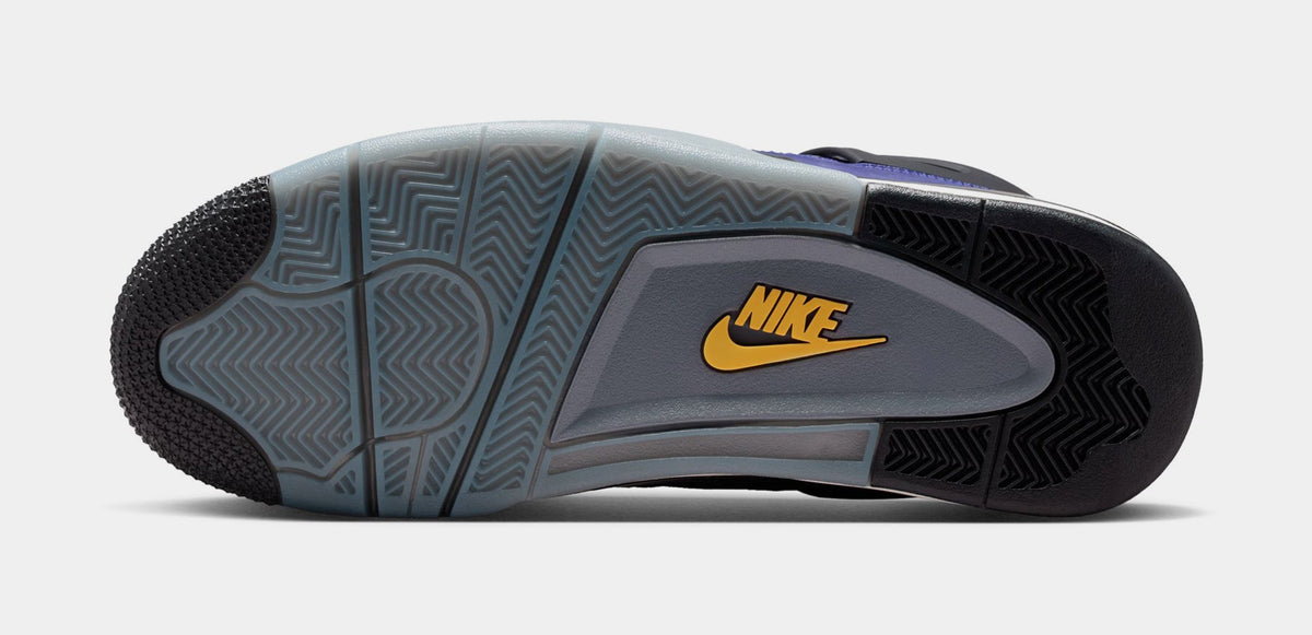 Air Jordan 4 Retro Imperial Purple Mens Lifestyle Shoes (Imperial Purple/Multicolor/Multicolor) Limit One Per Customer