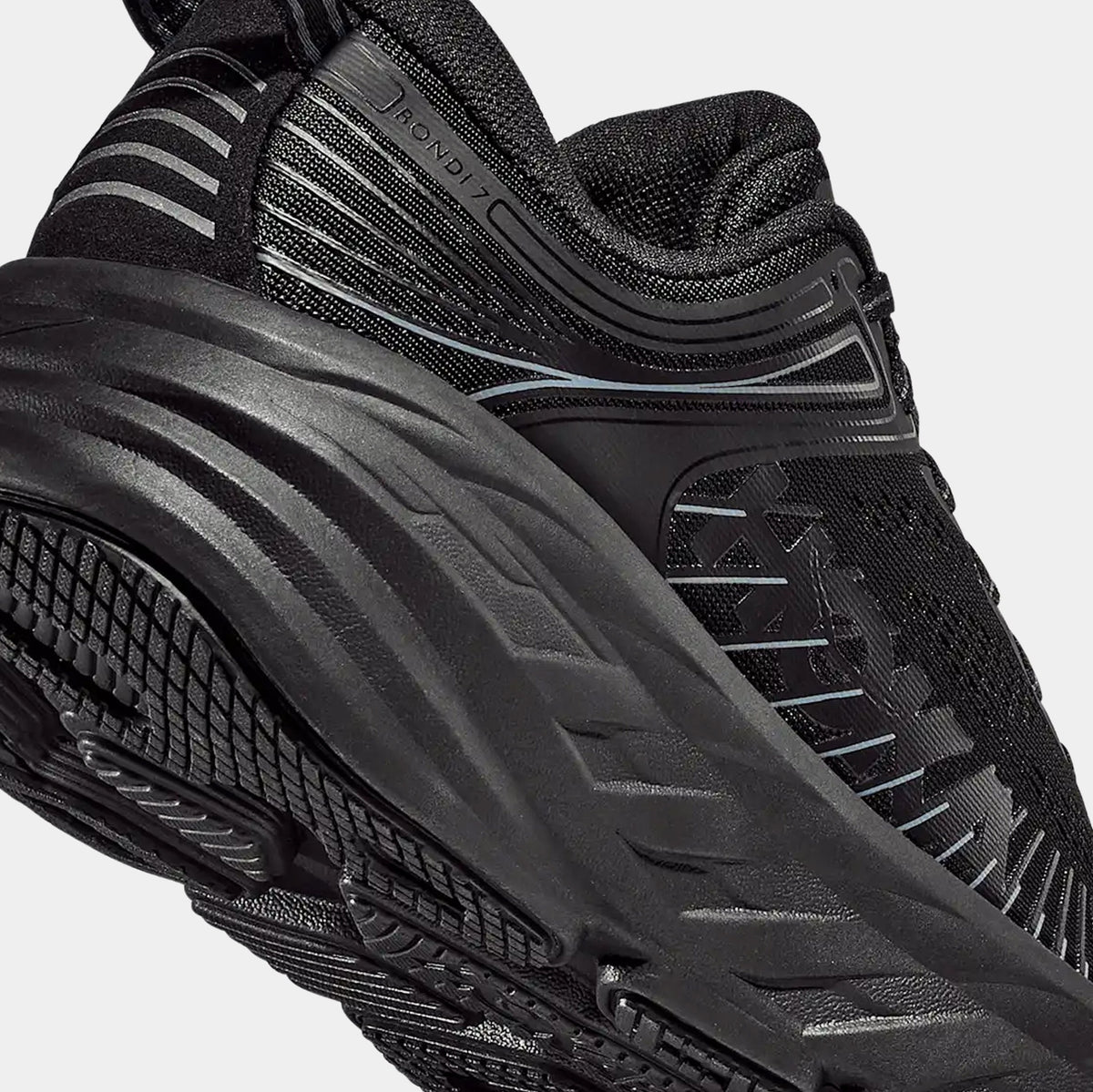 Bondi 7 Mens Running Shoes (Black/Black)
