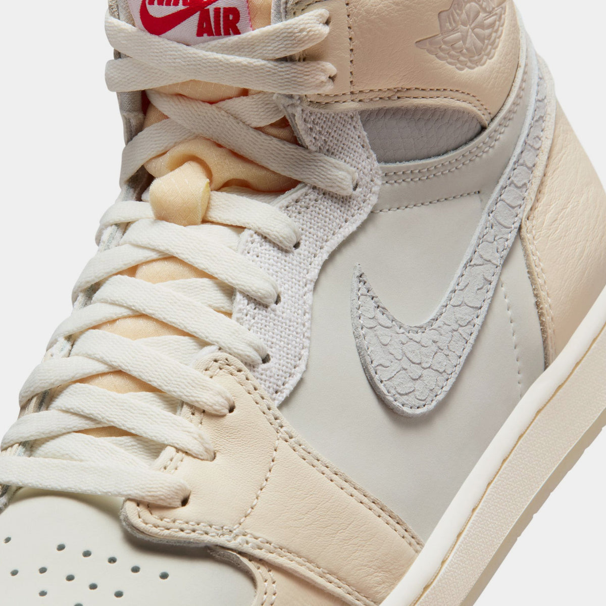 Air Jordan 1 Retro High OG Sail Mens Lifestyle Shoes (Sail/University Red/Pale Ivory/Coconut Milk/Phantom)