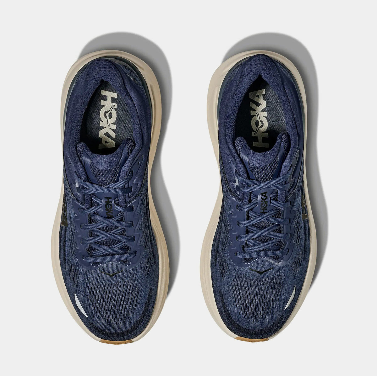 Bondi 9 Mens Running Shoes (Varsity Navy/White)