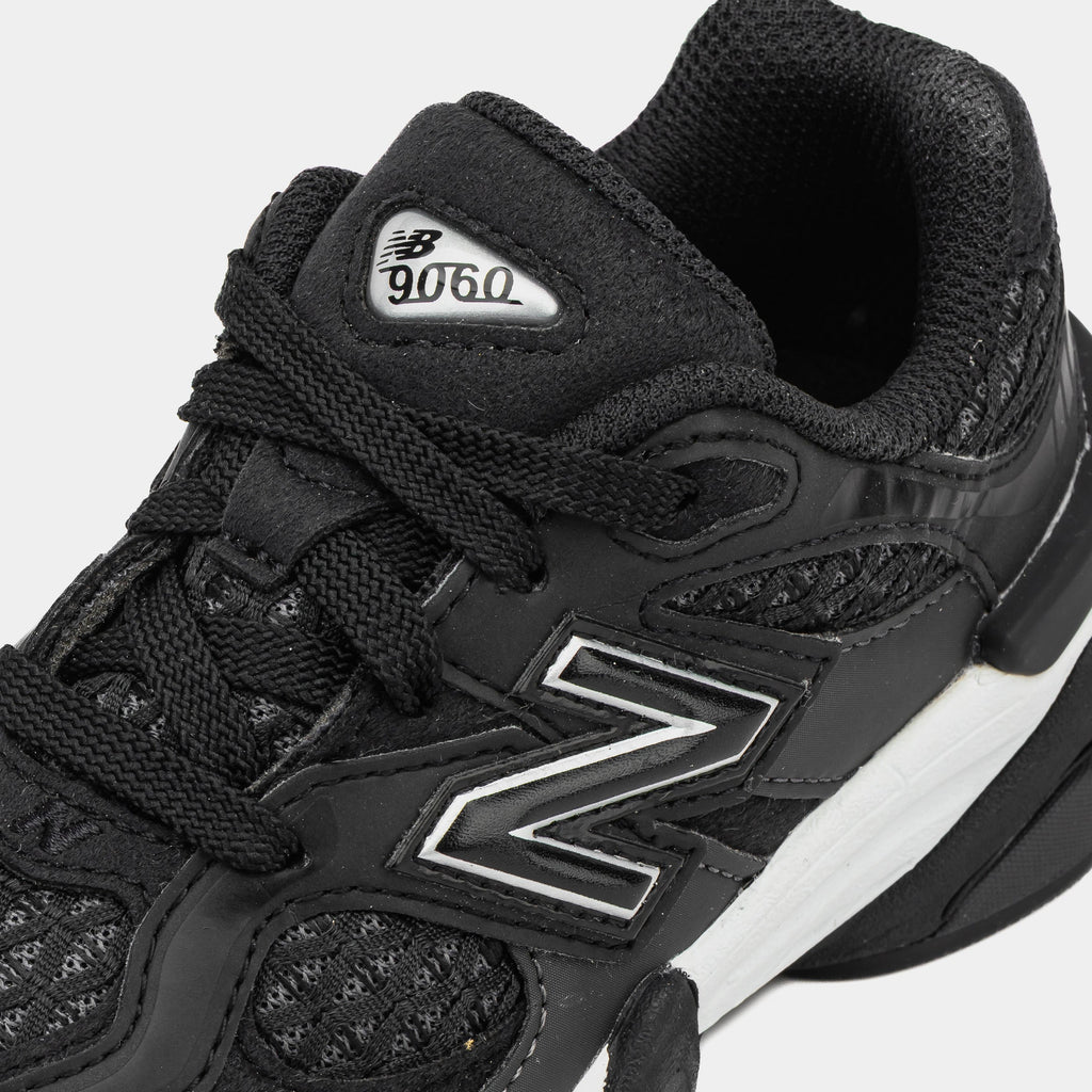 Shoe Palace Exclusive 9060 Preschool Lifestyle Shoes (Black/Silver)
