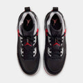 Spizike Low Grade School Basketball Shoes (Black/Wolf Grey/White/Gym Red)