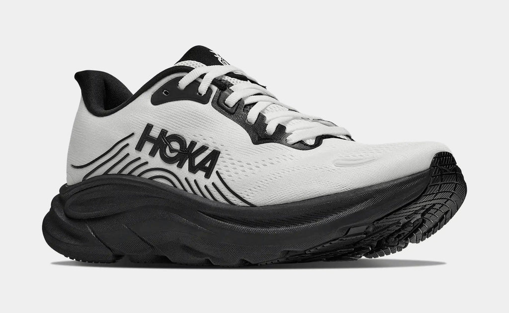 Clifton 11 Mens Running Shoes (White/Black)