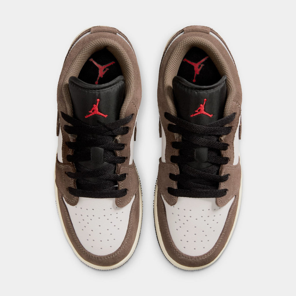 Air Jordan 1 Low Grade School Lifestyle Shoes (Palomino/Black/Phantom/Sail)