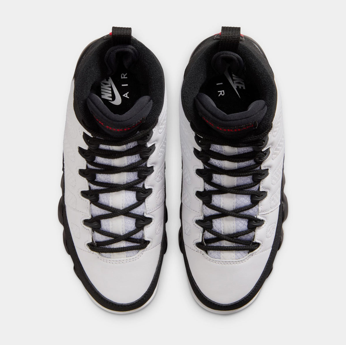 Air Jordan 9 Retro Space Jam Grade School Lifestyle Shoes (White/True Red/Black)