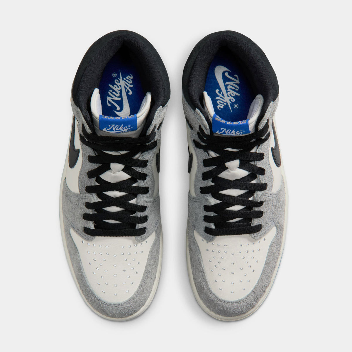 Air Jordan 1 Retro High OG Cool Grey Mens Lifestyle Shoes (Cool Grey/Black/Sail/Game Royal/White)