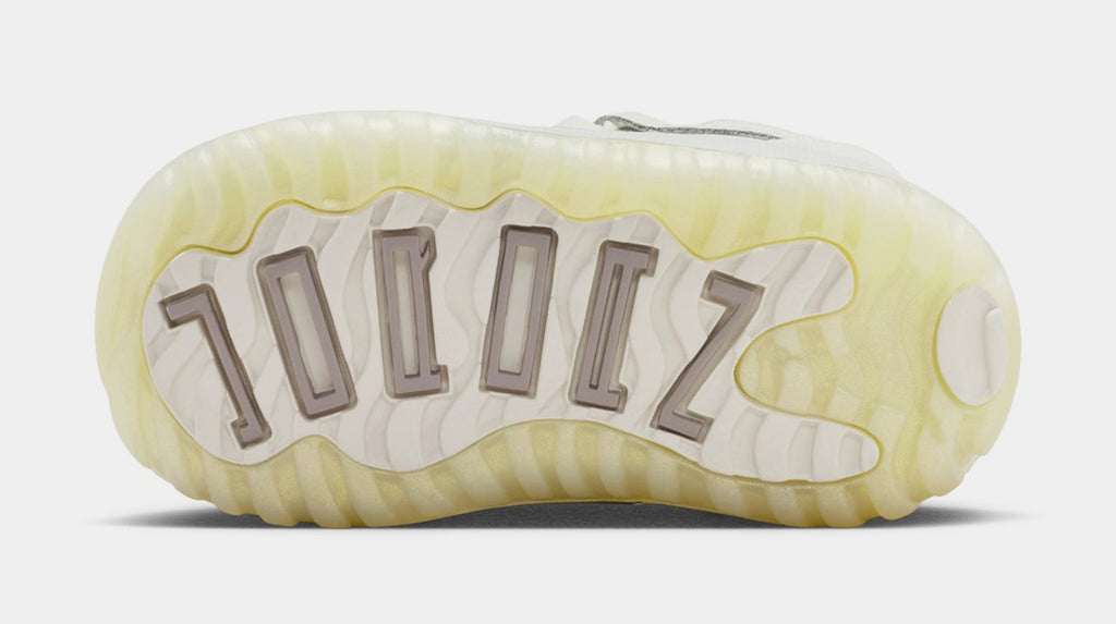 Air Jordan 11 Retro Pearl Infant Toddler Lifestyle Shoes (Sail/Pearl Grey/White/Metallic Silver)