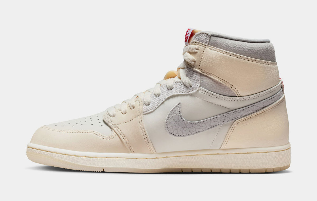 Air Jordan 1 Retro High OG Sail Mens Lifestyle Shoes (Sail/University Red/Pale Ivory/Coconut Milk/Phantom)