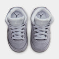 Air Jordan 5 Retro Wolf Grey Infant Toddler Lifestyle Shoes (Light Graphite/White/Wolf Grey)