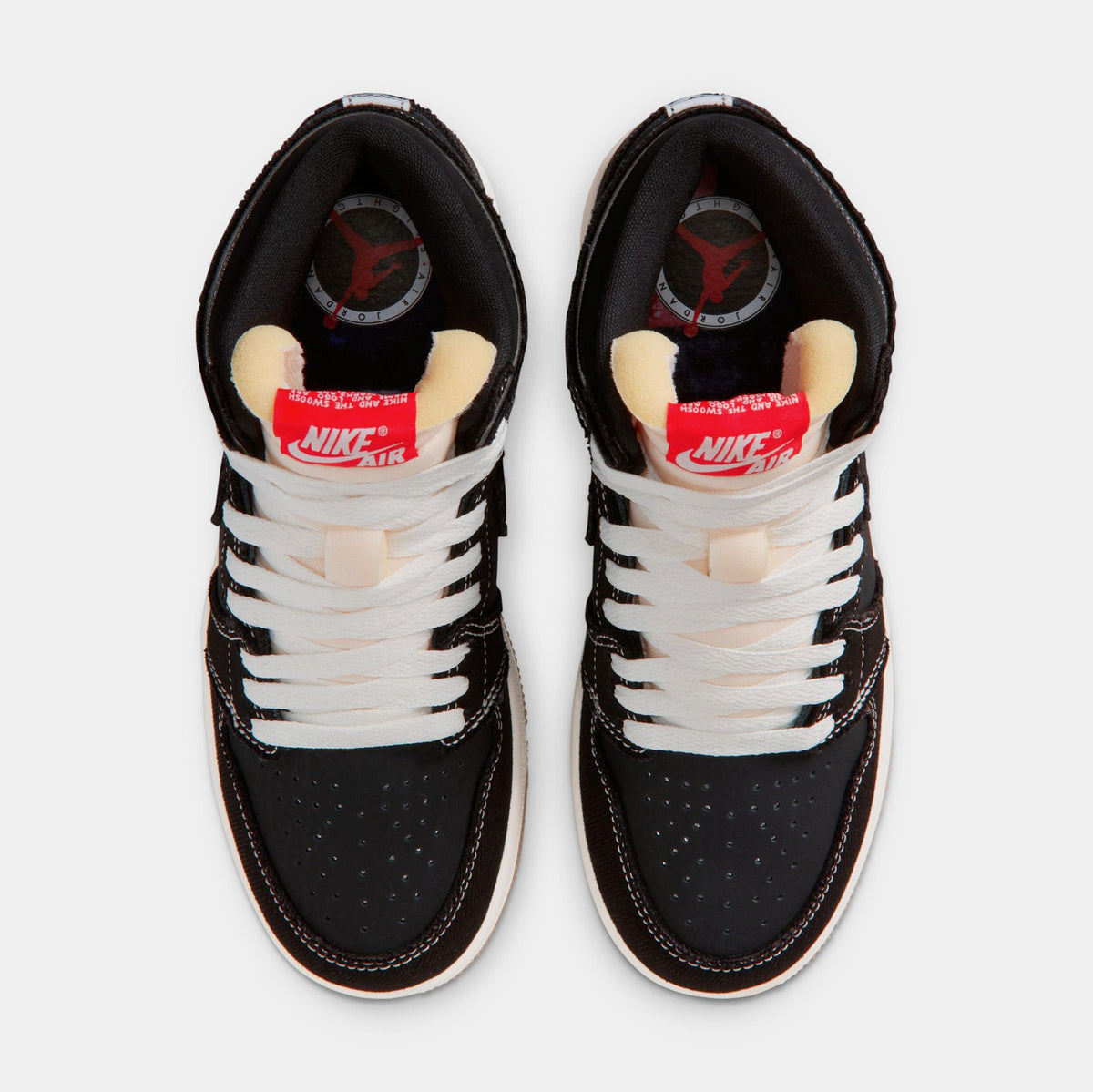 Air Jordan 1 Retro High OG Flight Club Grade School Lifestyle Shoes (Black/Sail/Gum Medium Brown/University Red) Free Shipping