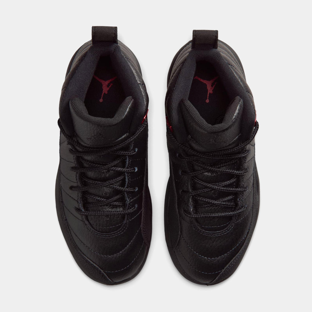 Air Jordan 12 Retro Bloodline Preschool Lifestyle Shoes (Black/Varsity Red) Free Shipping
