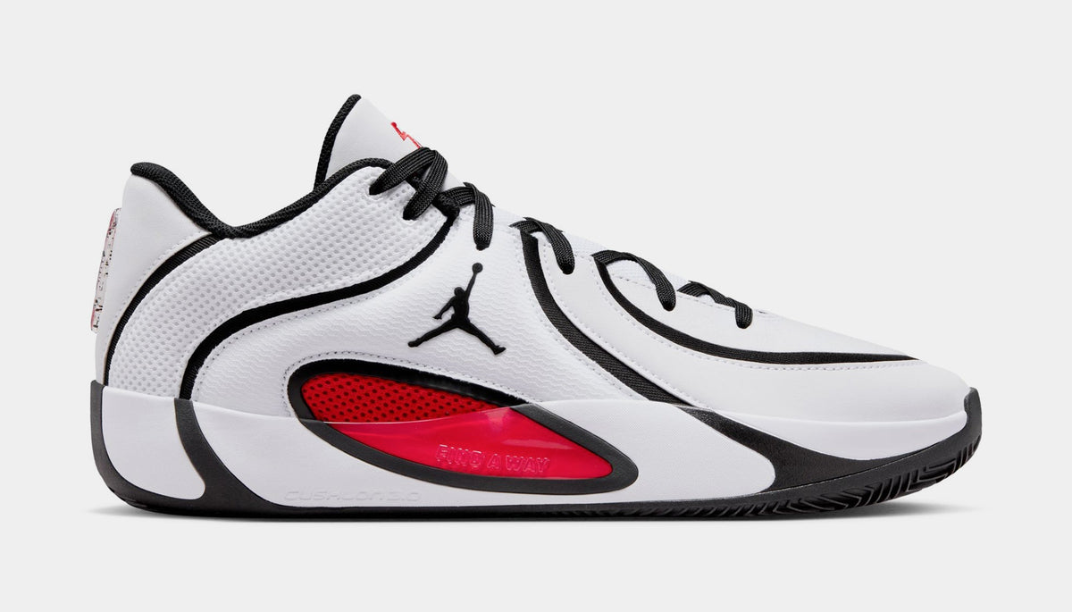 Tatum 4 Mens Basketball Shoes (White/University Red/Black)