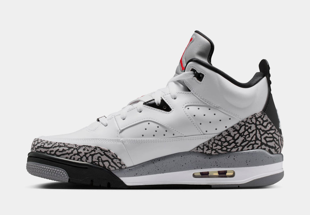Son of Mars Low Mens Lifestyle Shoes (White/Black/Cement Grey/Gym Red)