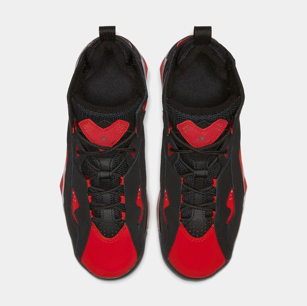 True Flight Grade School Lifestyle Shoes (Black/Red)