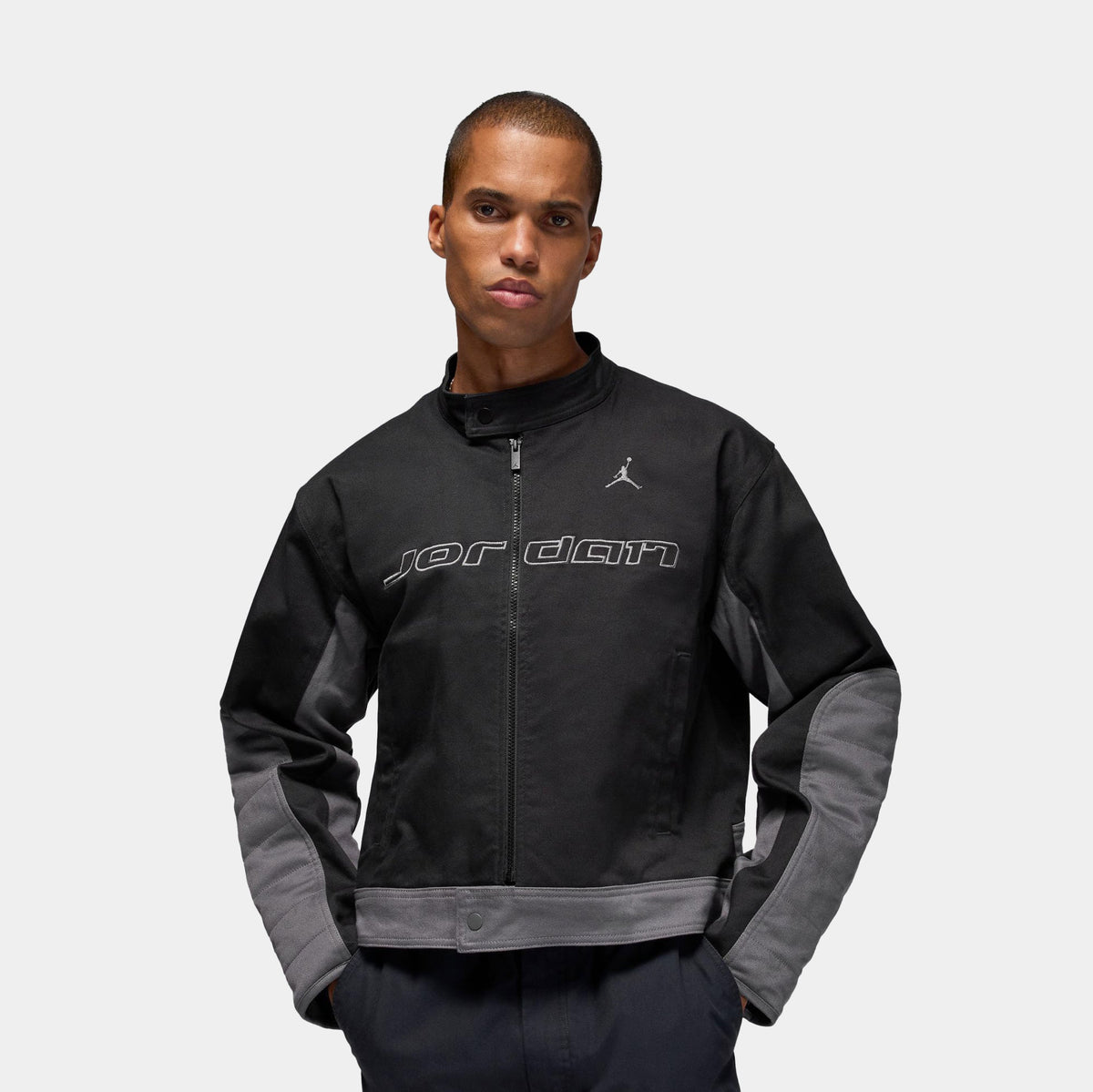 Brooklyn Motorsport Mens Jacket (Black/Iron Grey/Iron Grey)