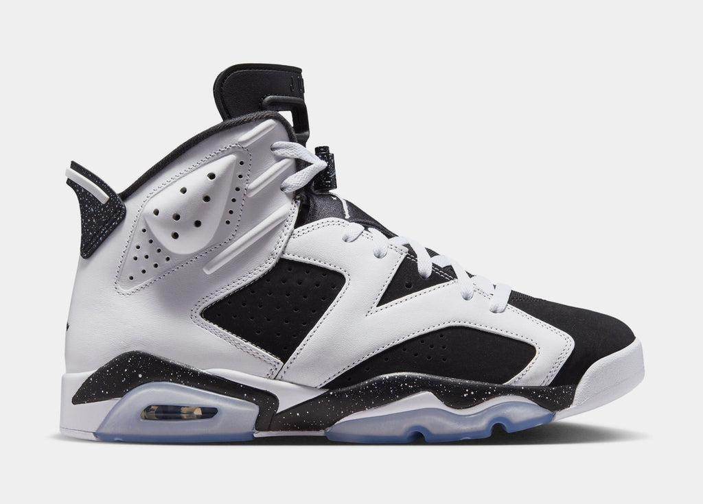 Air Jordan 6 Retro Black And White Mens Lifestyle Shoes (White/Black)