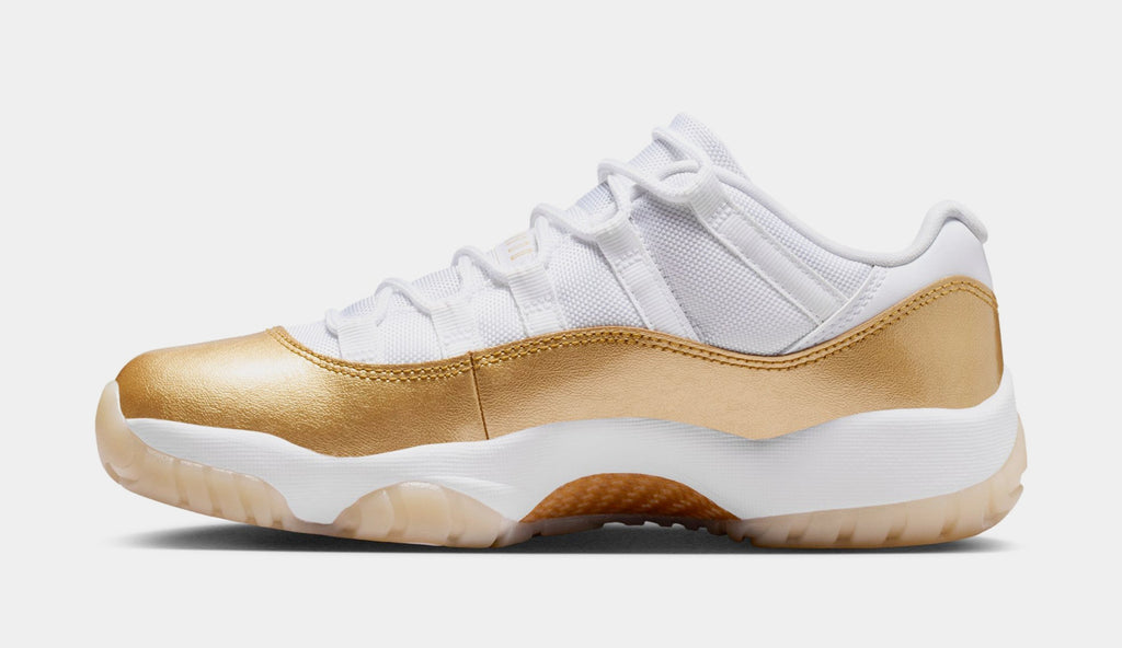 Air Jordan 11 Retro Low Mothers Day Womens Lifestyle Shoes (White/Metallic Gold/Team Gold) Free Shipping
