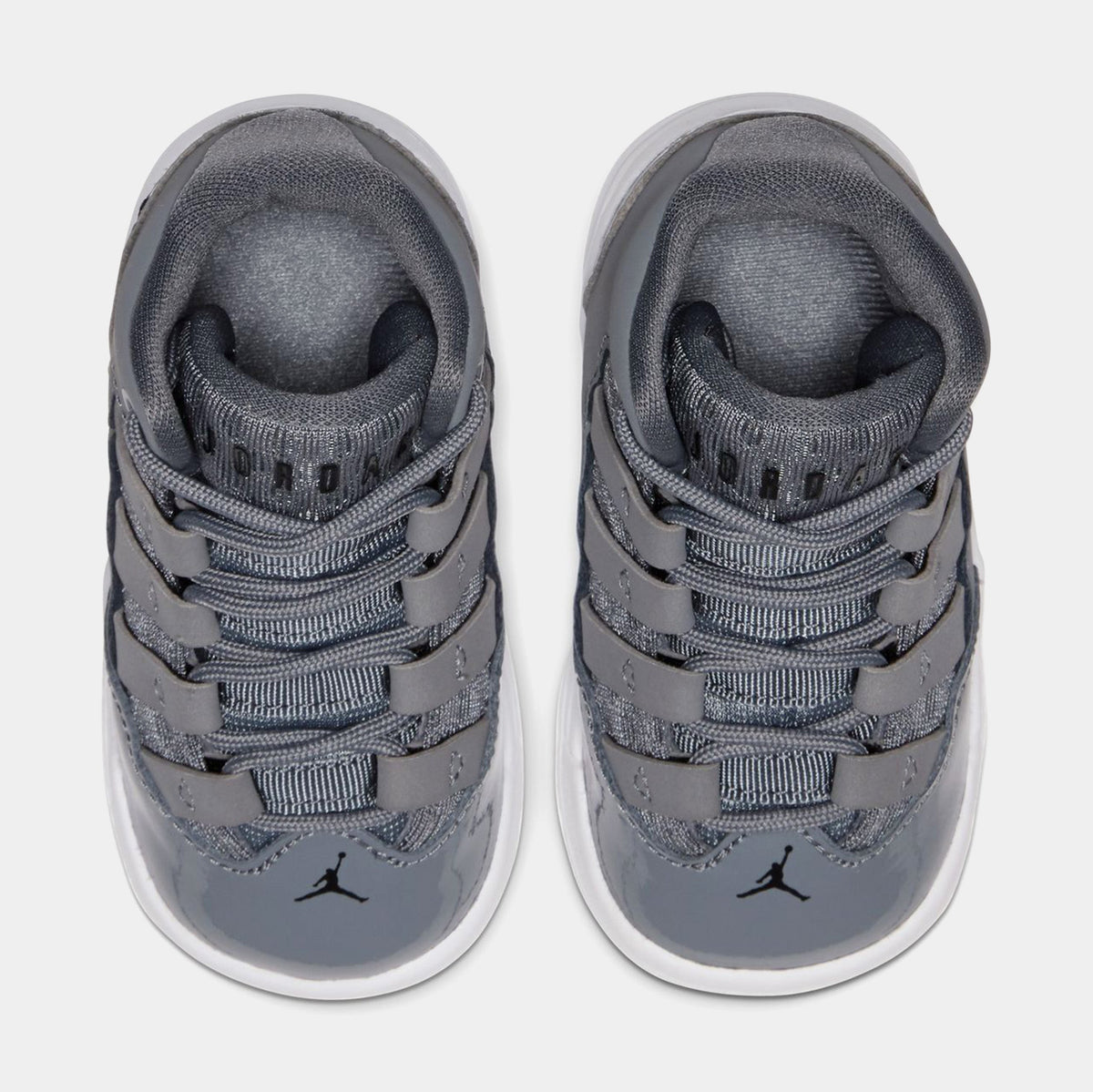 Max Aura Infant Toddler Basketball Shoes (Cool Grey/Black/White/Clear)