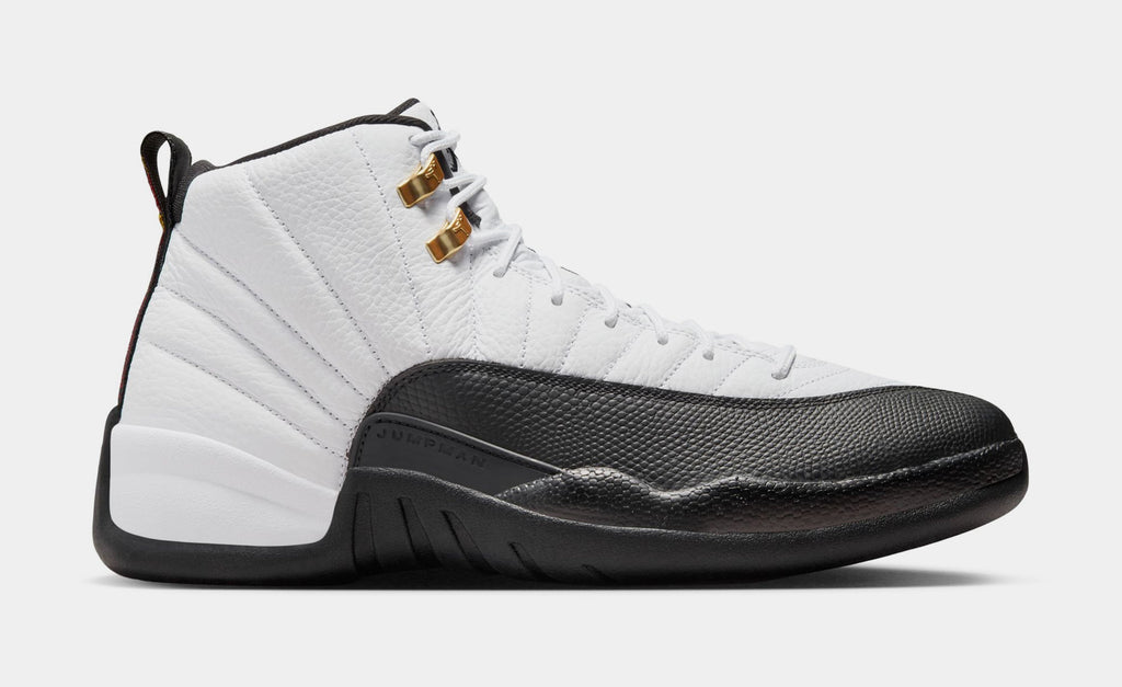 Air Jordan 12 Retro Taxi Mens Lifestyle Shoes (White/Black/Taxi)