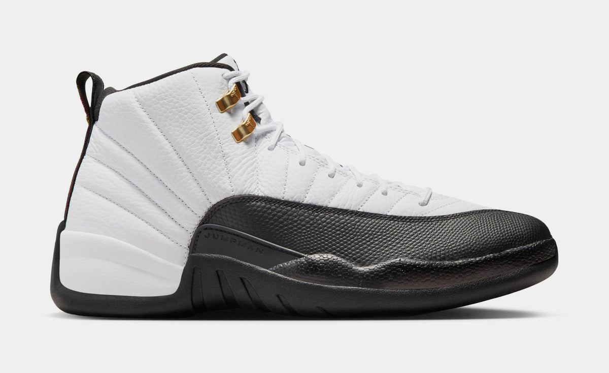 Air Jordan 12 Retro Taxi Mens Lifestyle Shoes (White/Black/Taxi)