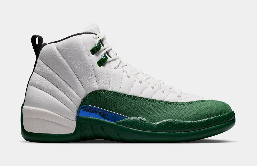 Air Jordan 12 Retro Idols Become Rivals Mens Lifestyle Shoes (Summit White/Gorge Green/Fierce Purple) Free Shipping