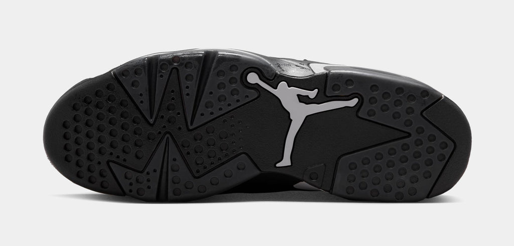 Air Jordan 6 Retro Cap And Gown Mens Lifestyle Shoes (Black/Reflective Silver/Black)