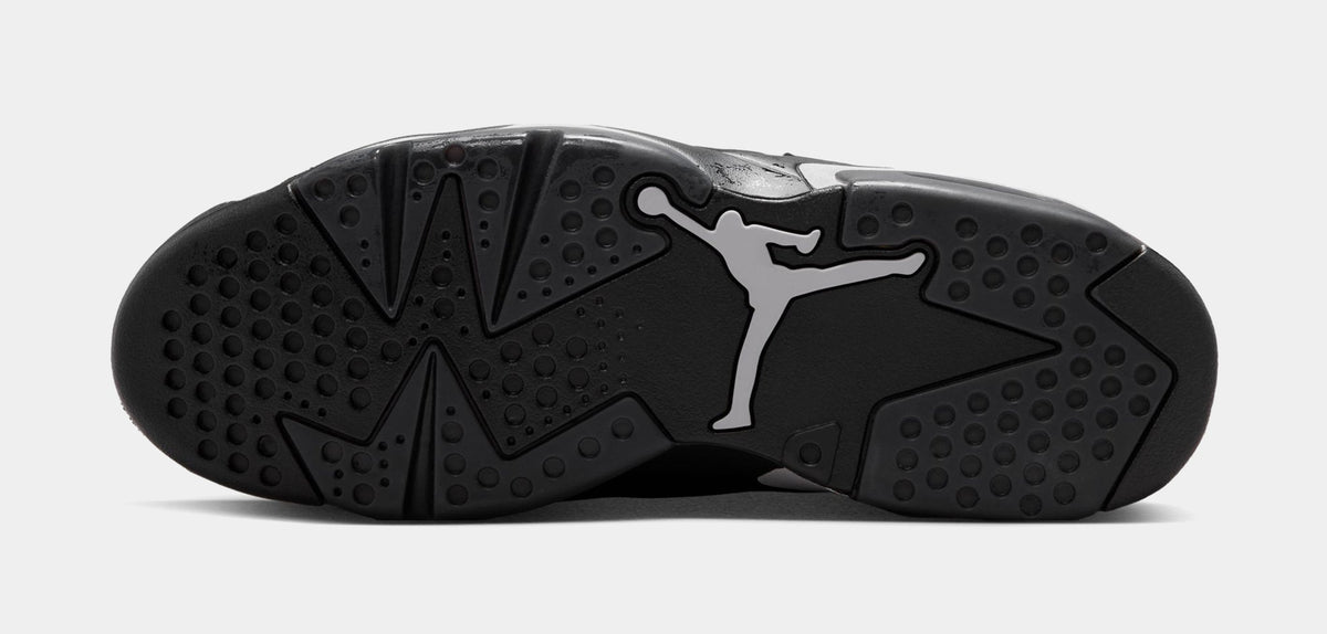 Air Jordan 6 Retro Cap And Gown Mens Lifestyle Shoes (Black/Reflective Silver/Black)